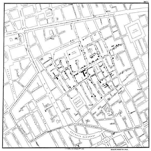 John Snow's cholera map